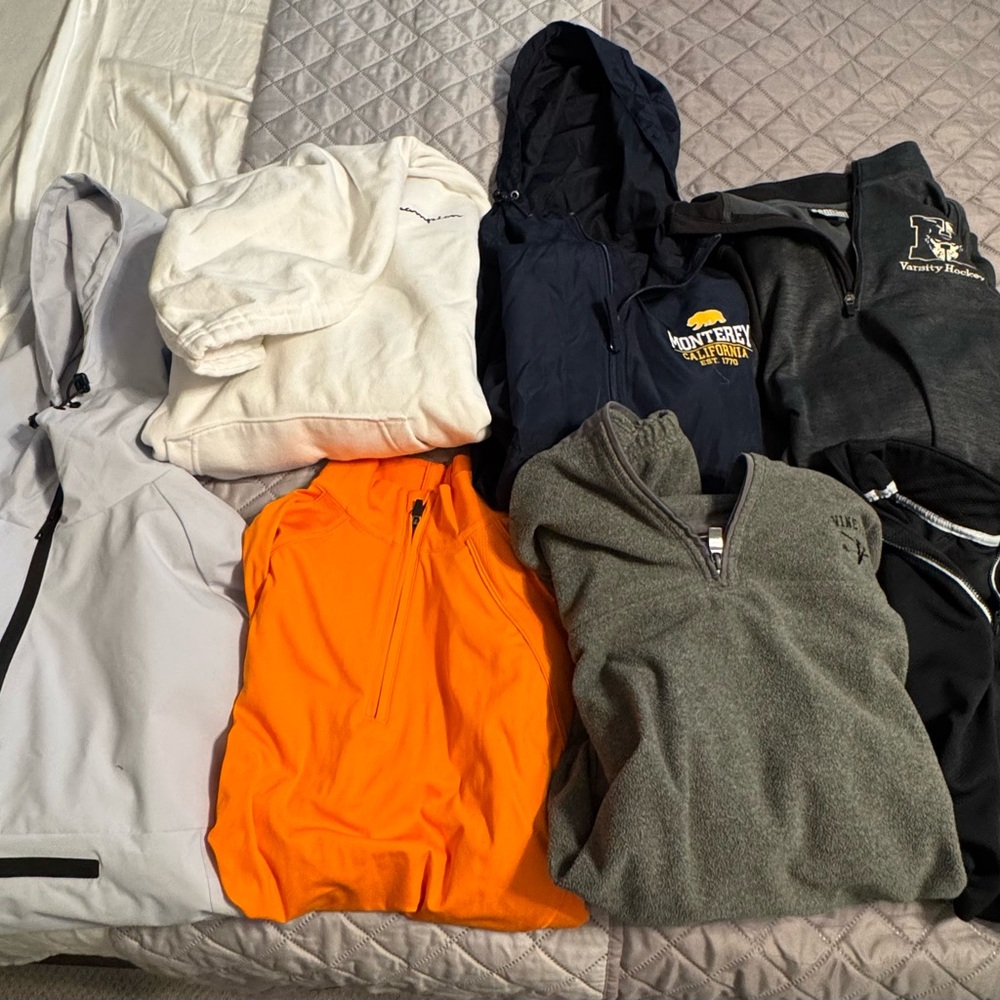Assorted Hoodies and Jackets Collection